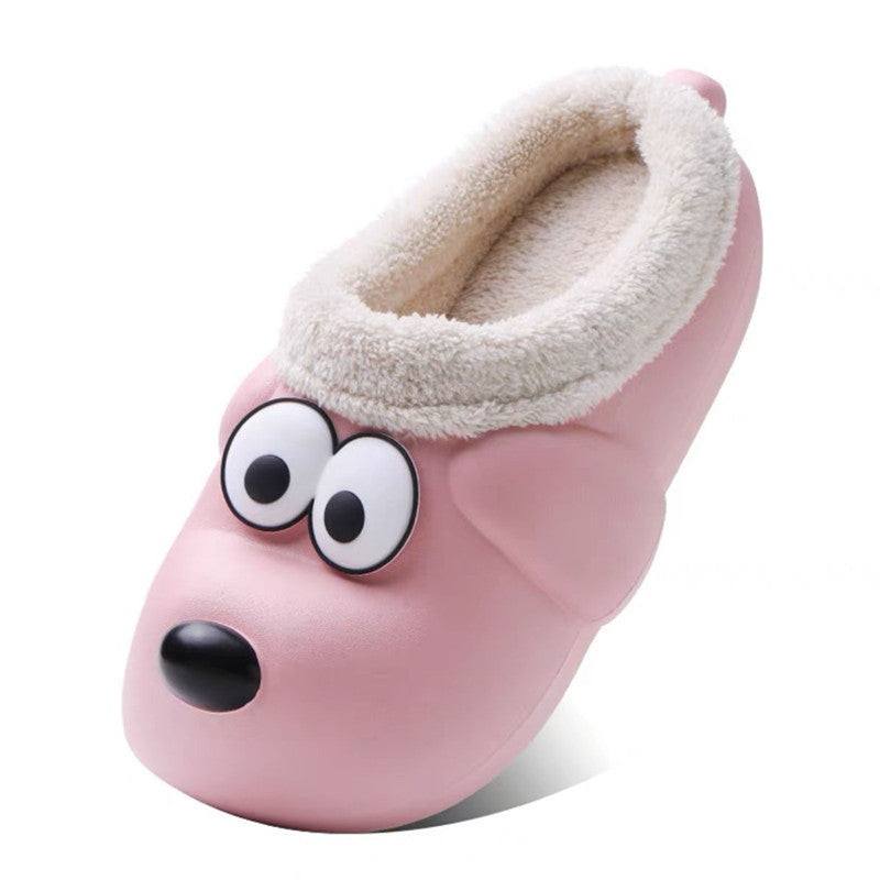 Cute Dog Shoes EVA Winter House Shoes Unisex Fuzzy Slippers - Bellarte Enchanté Cute Dog Shoes EVA Winter House Shoes Unisex Fuzzy Slippers